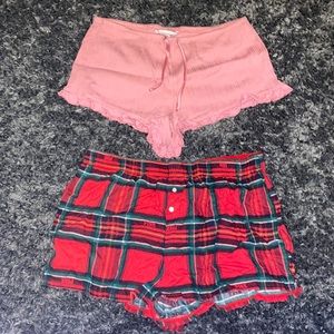 Pajama / shortie shorts.